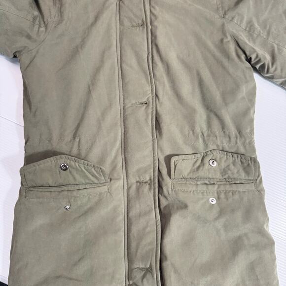Abercrombie & Fitch Military Parka Coat Green Women's Small Gorpcore Utility - Picture 14 of 16